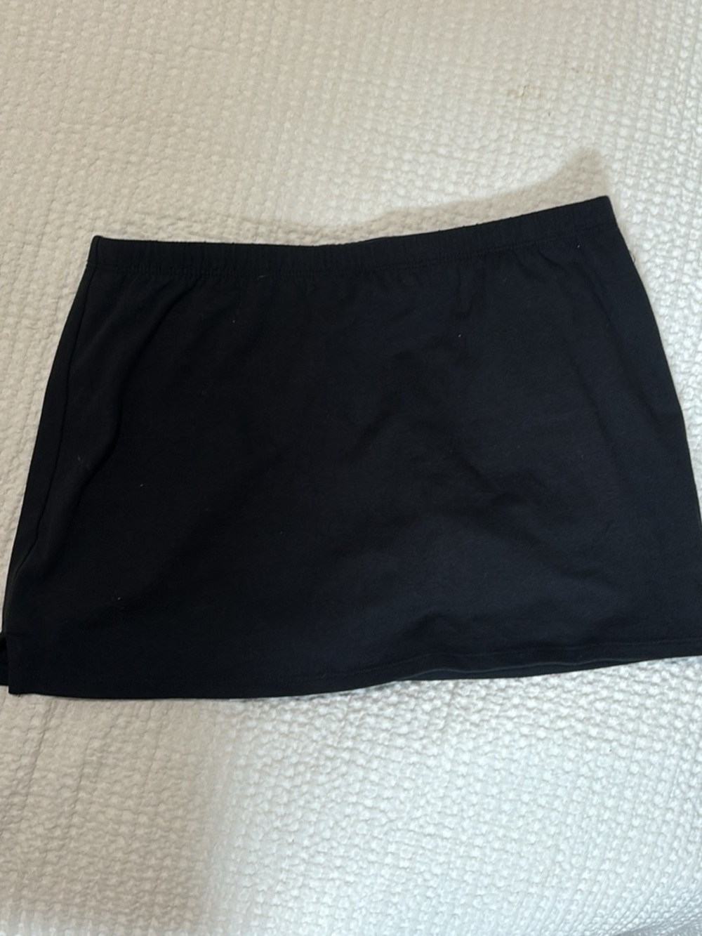Black Stretch Mini Skirt